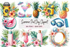 Summer Pool Day Clipart Bundle