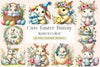 Cute Easter Bunny Clipart Bundle