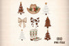 Western Christmas Coquette Clipart Bundle