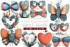 Glitter Plaid Valentine Clipart Bundle