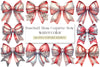 Baseball Mom Coquette Bow Clipart Bundle