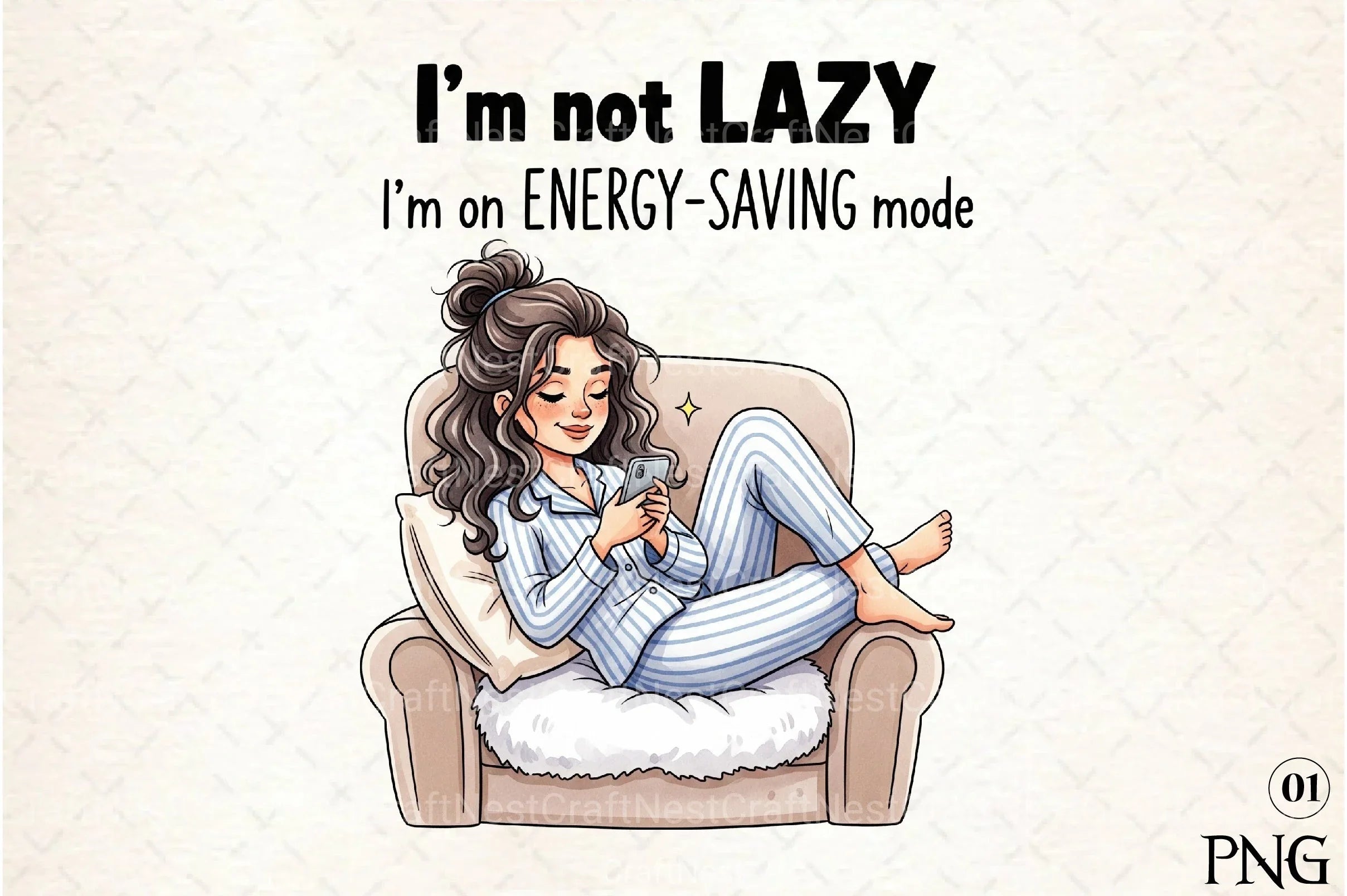 Sarcastic Funny Girl Can't Adult Today Clipart Bundle 1 - CraftNest - Digital Crafting and Art