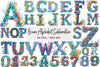 Ocean Alphabet Clipart Bundle