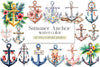 Summer Anchor Design Clipart Bundle