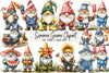 Summer Gnome Clipart Bundle