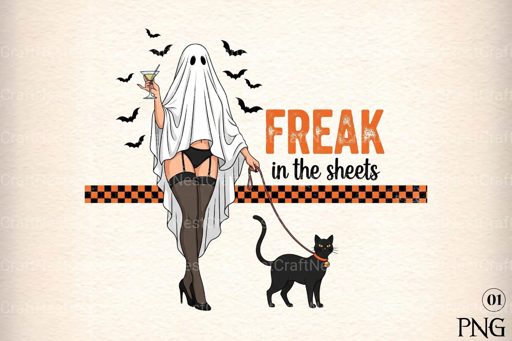 Funny Halloween Girl Clipart Bundle - CraftNest - Digital Crafting and Art