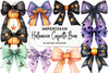 Halloween Coquette Bow Clipart Bundle