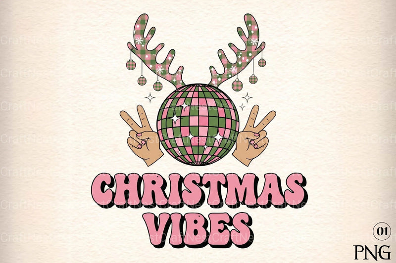 Groovy Christmas Clipart Bundle 2 - CraftNest - Digital Crafting and Art
