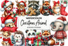 Christmas Animal Clipart Bundle