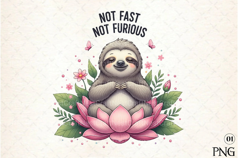 Funny Sloth Quotes Clipart Bundle 232 - CraftNest - Digital Crafting and Art