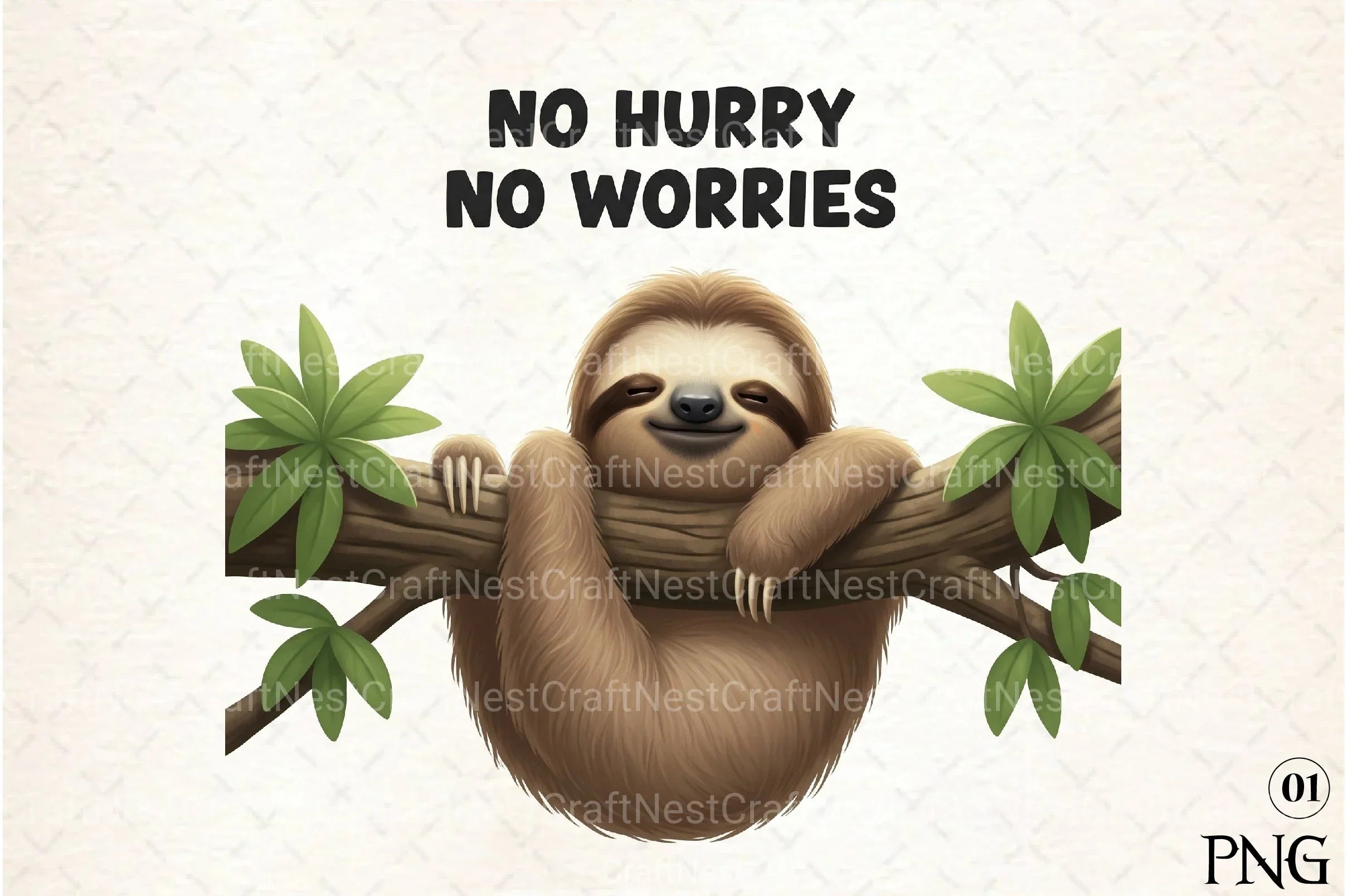 Funny Sloth Quotes Clipart Bundle 57 - CraftNest - Digital Crafting and Art