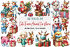 Cute Farm Animal Nurse Clipart Bundle