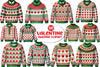 Valentine Sweater Clipart Bundle