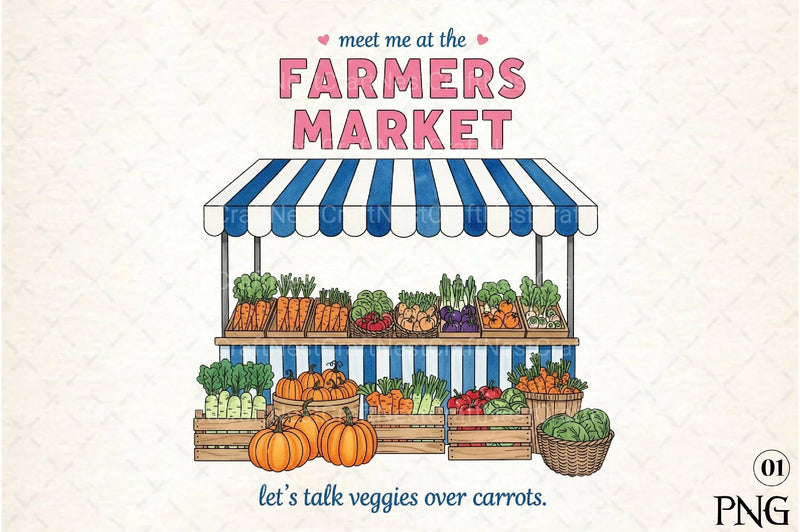 Farmers Market Stall Hand Drawn Clipart Bundle - CraftNest - Digital Crafting and Art