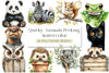Quirky Animals Peeking Clipart Bundle