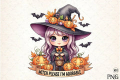 Cute Halloween Clipart Bundle 809 - CraftNest - Digital Crafting and Art