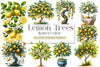 Lemon Trees Clipart Bundle
