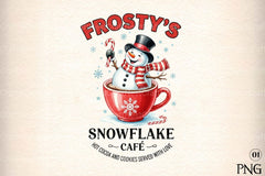 Frosty's Cafe Winter Design Clipart Bundle - CraftNest - Digital Crafting and Art