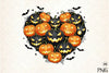 Pumpkin Heart Clipart Bundle