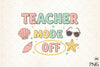 Teacher Summer Mode Off Clipart Bundle