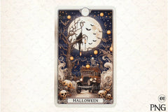 Halloween Tarot Card Clipart Bundle 23 - CraftNest - Digital Crafting and Art