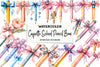 Coquette School Pencil Bow Clipart Bundle