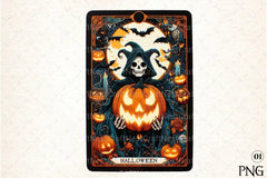 Halloween Tarot Card Clipart Bundle 29 - CraftNest - Digital Crafting and Art