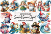 Seashell Gnome Clipart Bundle