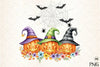 Halloween Pumpkin Embroidery Clipart Bundle