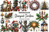 Steampunk Christmas Clipart Bundle P2