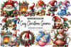 Cozy Christmas Gnomes Clipart Bundle