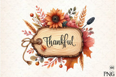 Vintage Wooden Autumn Tags Clipart Bundle 99 - CraftNest - Digital Crafting and Art