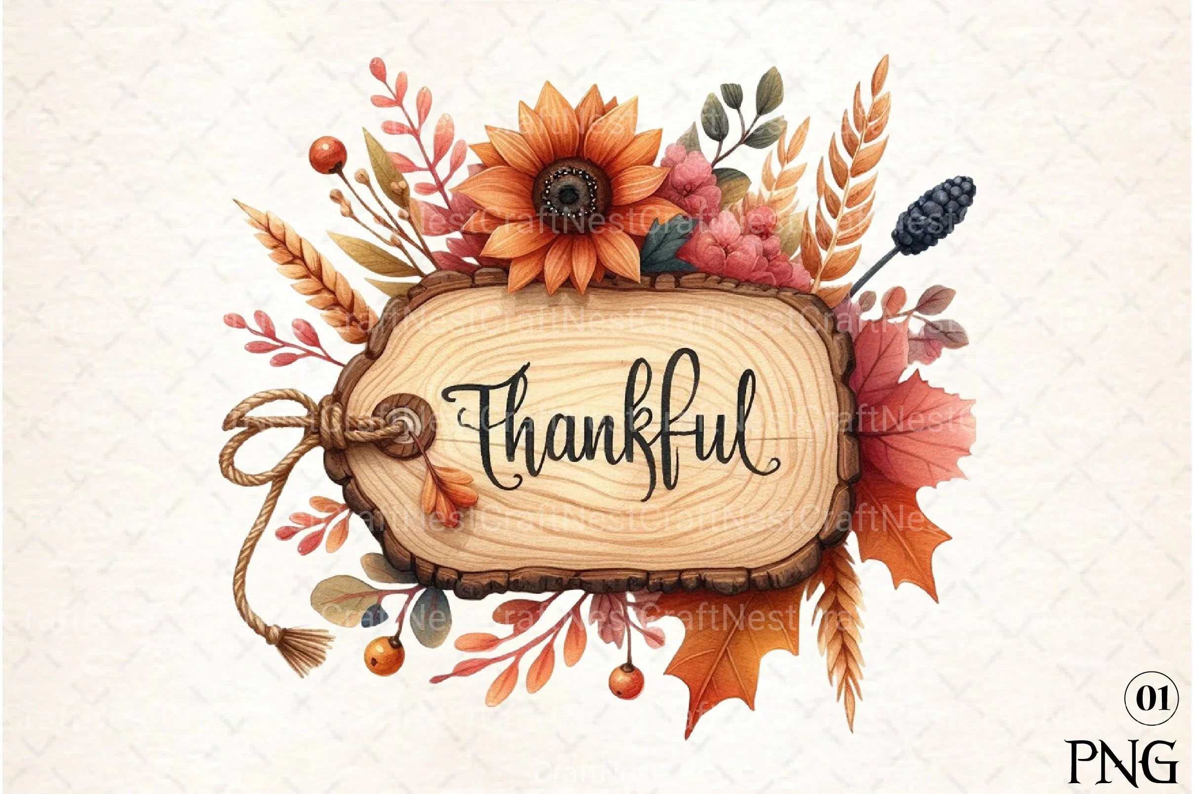 Vintage Wooden Autumn Tags Clipart Bundle 99 - CraftNest - Digital Crafting and Art