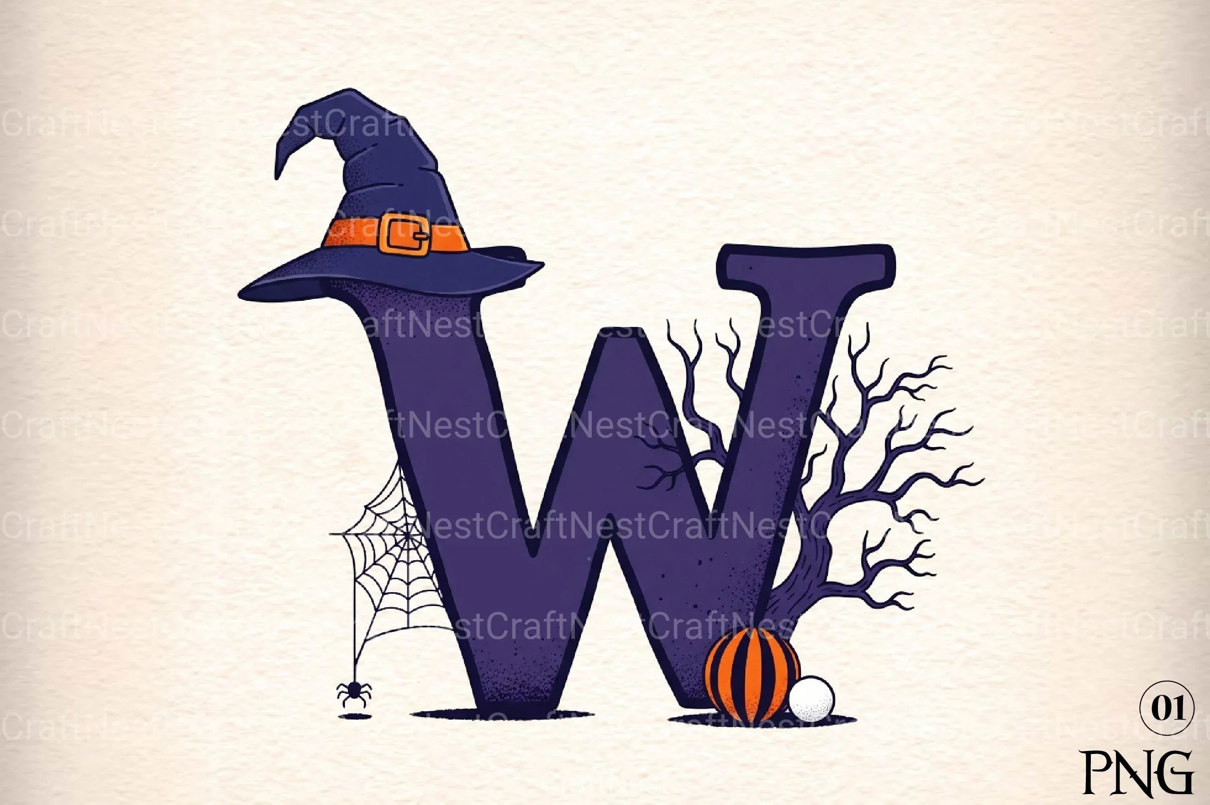 Halloween Alphabet Clipart Bundle 20 - CraftNest - Digital Crafting and Art