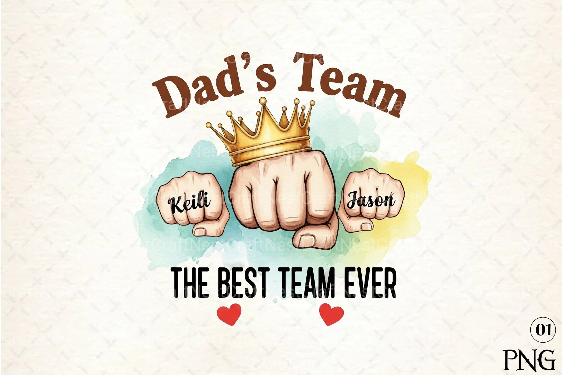 Personalized Dad Clipart Bundle 3 - CraftNest - Digital Crafting and Art