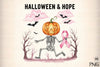 Halloween Breast Cancer Clipart Bundle