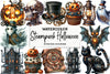 Steampunk Halloween Clipart Bundle