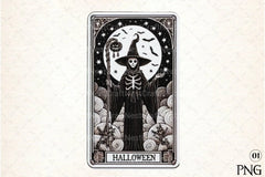 Halloween Tarot Card Clipart Bundle 134 - CraftNest - Digital Crafting and Art
