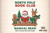 North Pole Book Club Lover Clipart Bundle