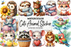 Cute Animal Sticker Clipart Bundle