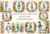 Floral Jesus Clipart Collection Bundle