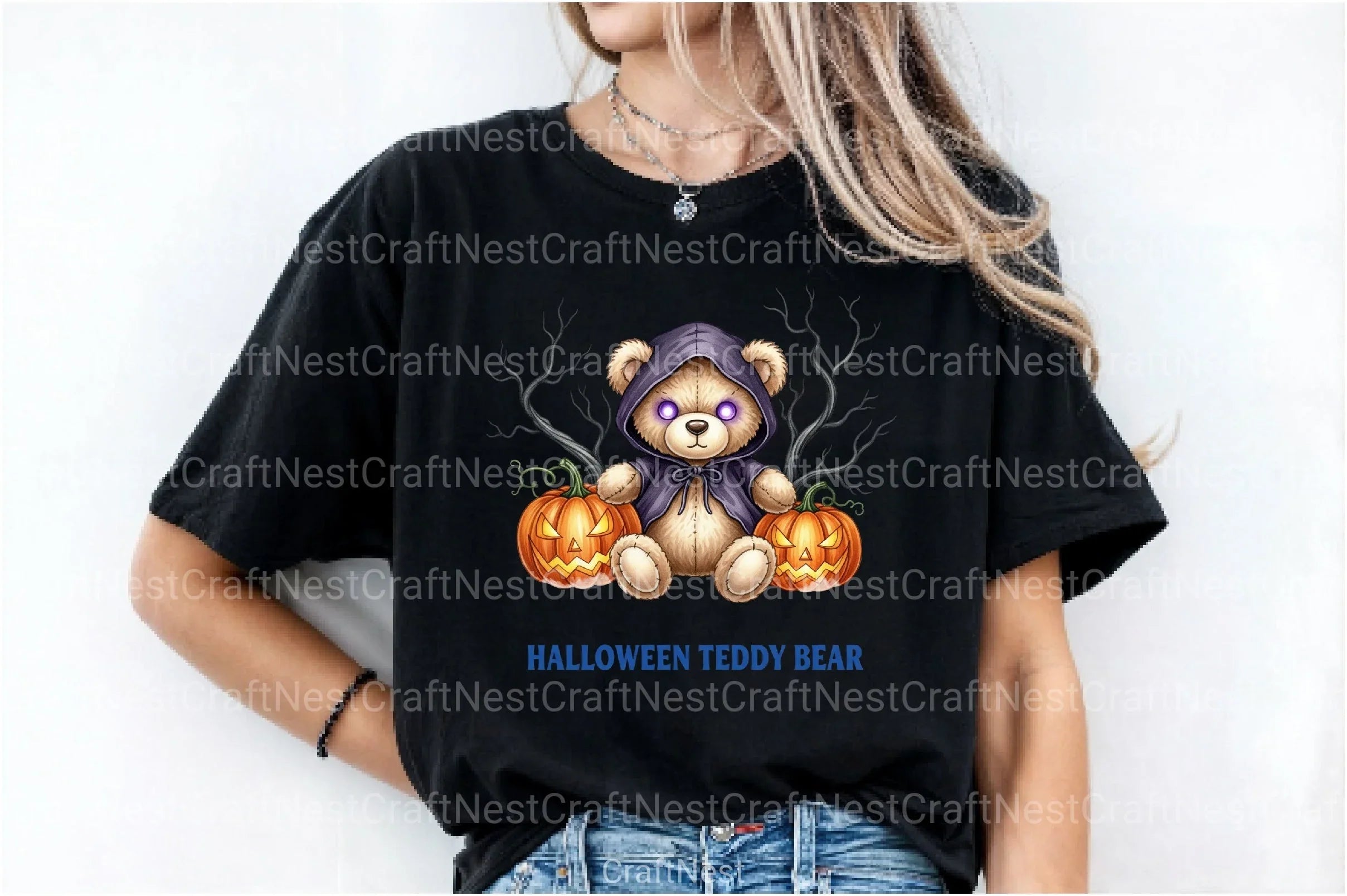 Halloween Teddy Bear Clipart Bundle 4 - CraftNest - Digital Crafting and Art