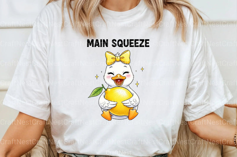 Funny Lemon Goose Clipart Bundle: Positive Main Squeeze 6 - CraftNest - Digital Crafting and Art