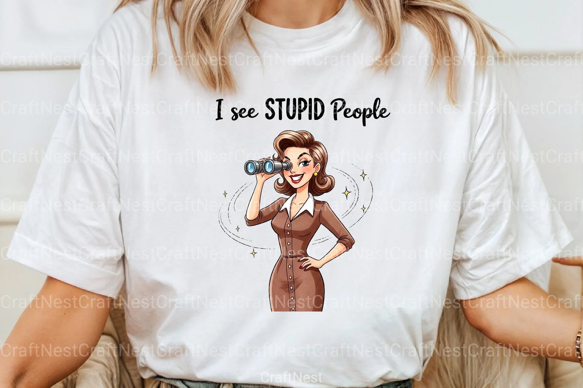 Sarcastic Funny Girl Can't Adult Today Clipart Bundle 9 - CraftNest - Digital Crafting and Art