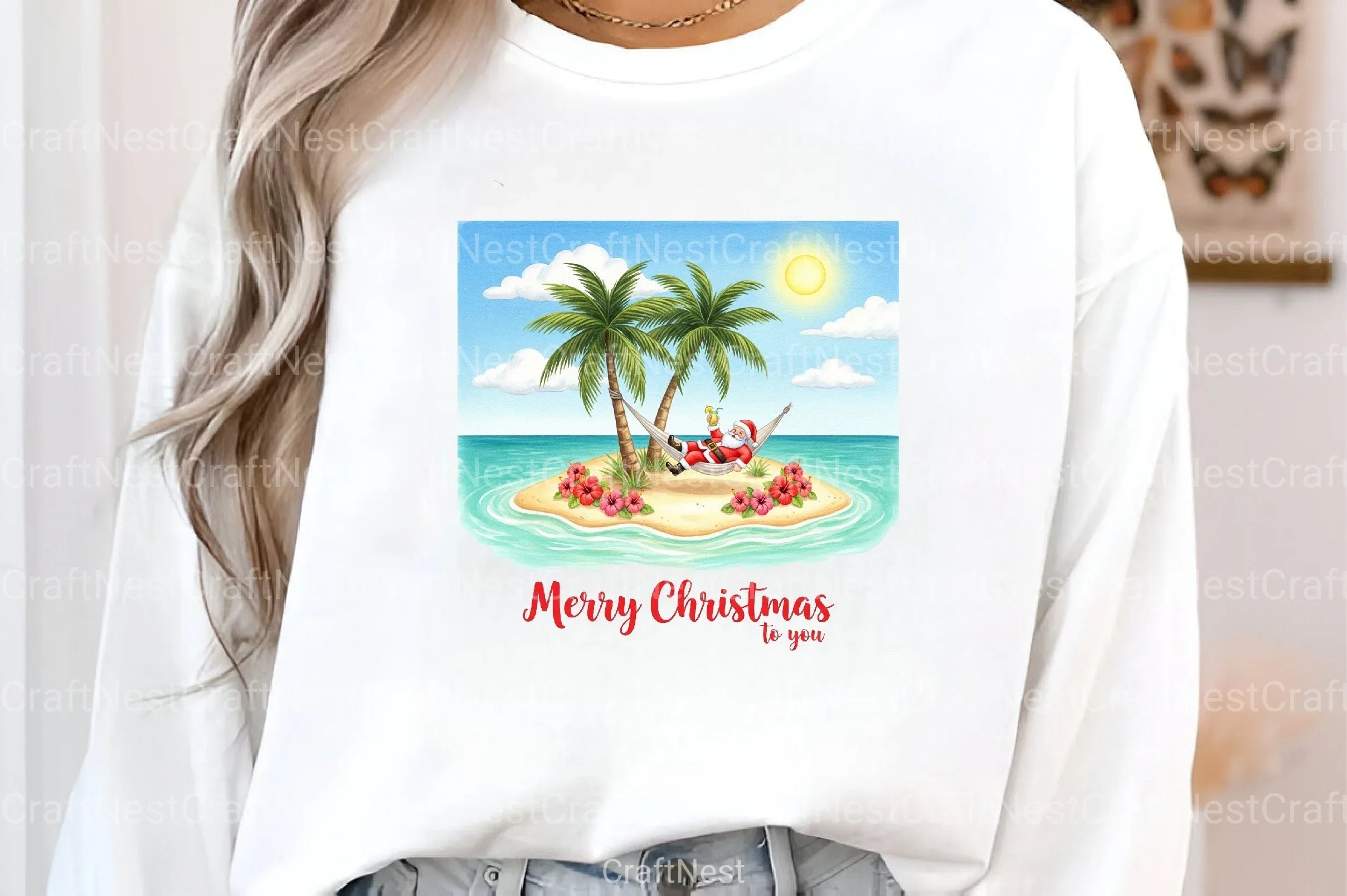 Christmas in July Funny Clipart Bundle 36 - CraftNest - Digital Crafting and Art