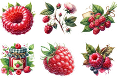 Raspberry Clipart Bundle - CraftNest - Digital Crafting and Art