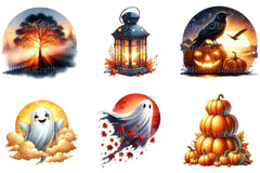 Autumn Dawn Halloween Clipart Bundle 2 - CraftNest - Digital Crafting and Art