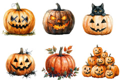 Halloween Pumpkin Clipart Bundle - CraftNest - Digital Crafting and Art
