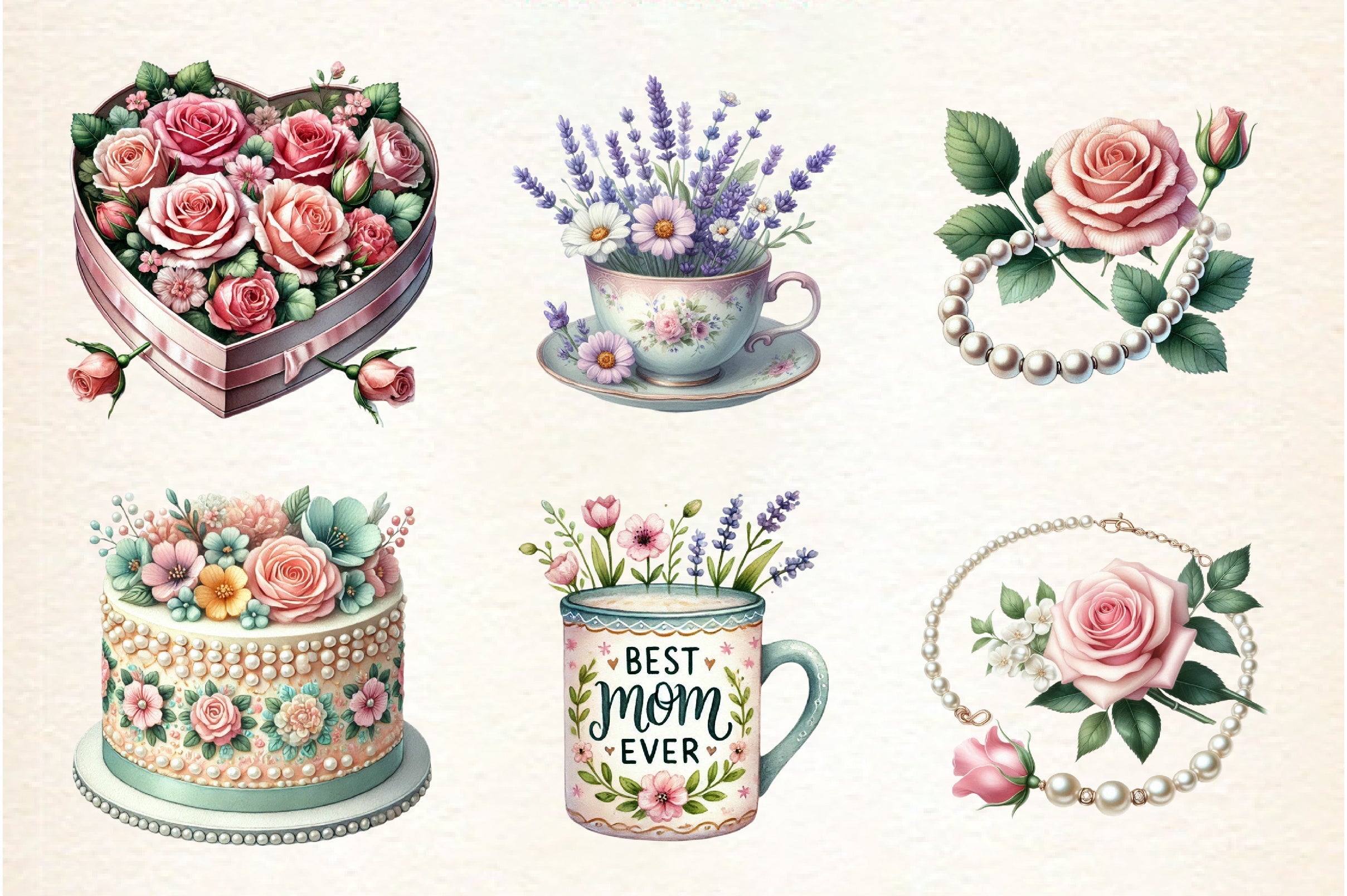 Mother's Day Clipart Bundle