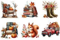 Autumn Design Clipart Bundle - CraftNest - Digital Crafting and Art